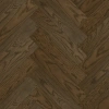 Кварцевый паркет Quartz Parquet Английская Ёлка Дуб Брауни 33-413 браш, фаска