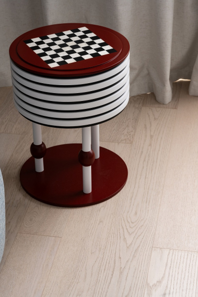 Кварцевый паркет Quartz Parquet Классик Дуб Песочный 408 браш, фаска