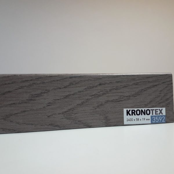 Плинтус МДФ KRONOTEX (Кронотекс) KTEX1 D3592 Дуб Атлас антрацит