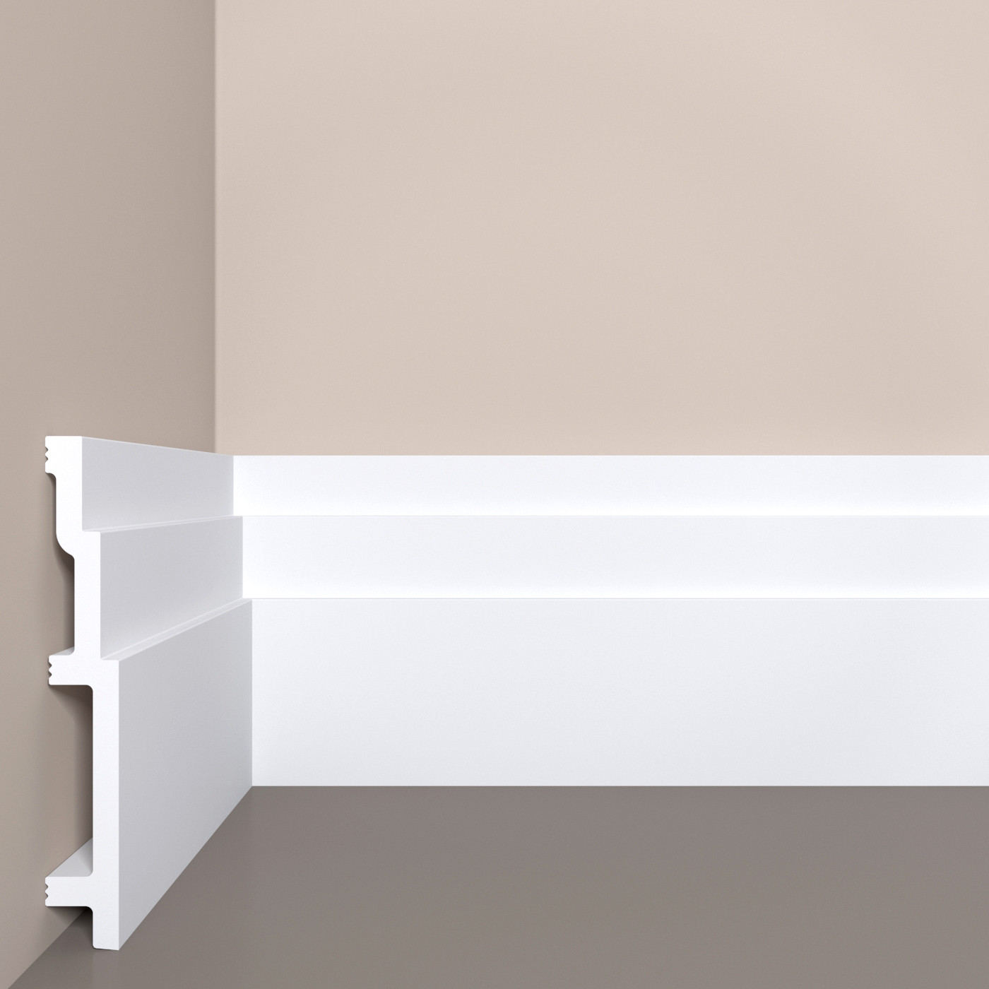 Напольный плинтус Bello Deco XPS П13