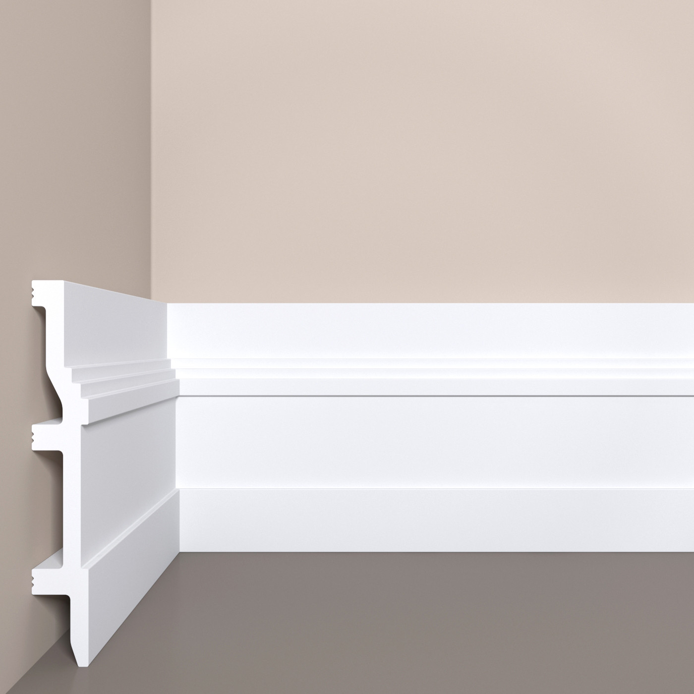 Напольный плинтус Bello Deco XPS П8