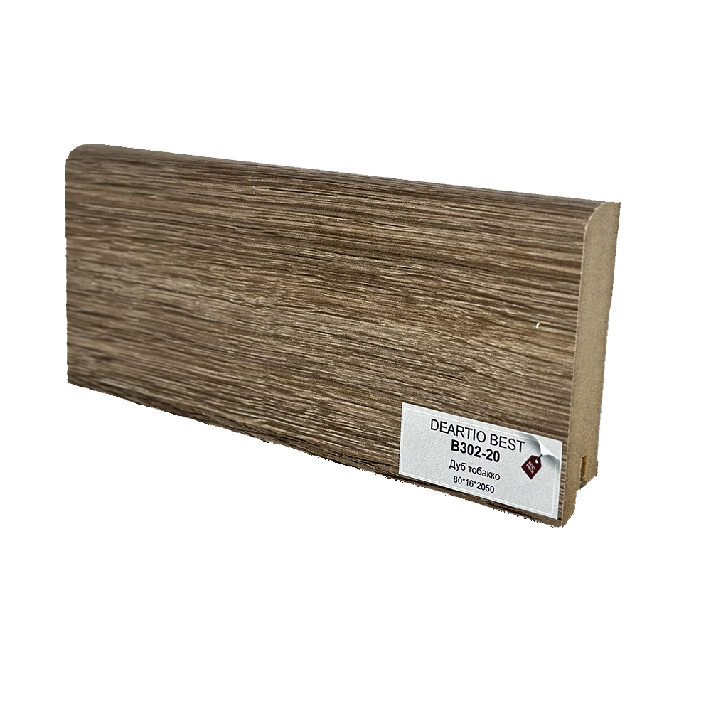 В302-20 Дуб тобакко напольный плинтус МДФ Deartio