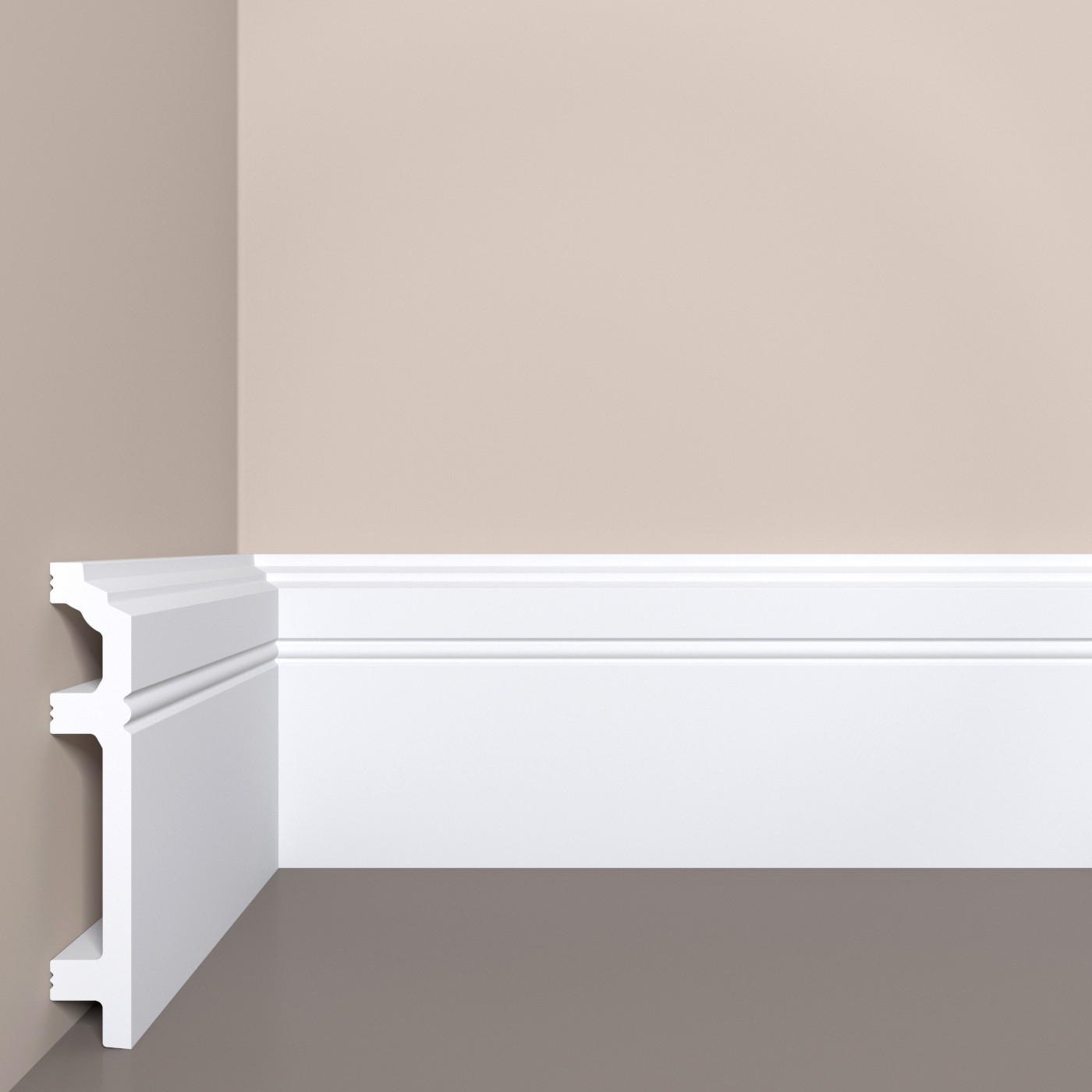 Напольный плинтус Bello Deco XPS П12