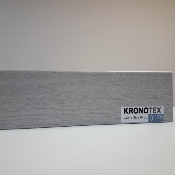 Плинтус МДФ KRONOTEX (Кронотекс) KTEX1 D3179 Дуб Эверест белый