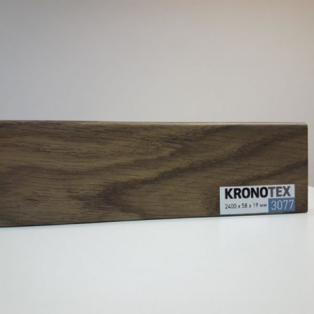 Плинтус МДФ KRONOTEX (Кронотекс) KTEX1 D3077 Дуб Эверест бронза