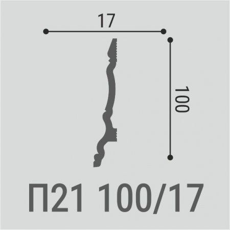 Напольный плинтус Bello Deco XPS П21