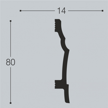 Напольный плинтус Bello Deco XPS П20