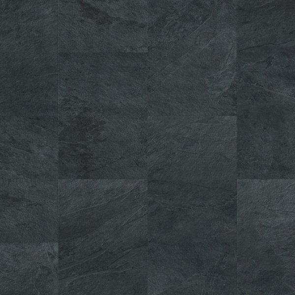 Виниловые полы QUICK-STEP (КВИК СТЕП) ALPHA VINYL TILES - Сланец чёрный  AVST40035