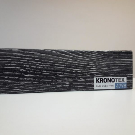 Плинтус МДФ KRONOTEX (Кронотекс) KTEX1 D4798 Дуб горный черный