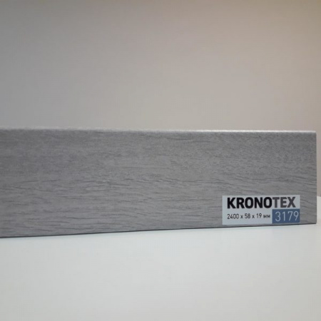 Плинтус МДФ KRONOTEX (Кронотекс) KTEX1 D3179 Дуб Эверест белый