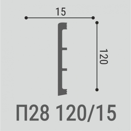 Напольный плинтус Bello Deco XPS П28