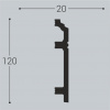 Напольный плинтус Bello Deco XPS П12