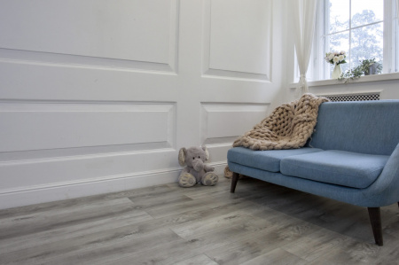 LVT DAMYFLOOR Коллекция Family LVT Дуб Рустикальный Серый LVT