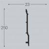 Напольный плинтус Bello Deco XPS П17